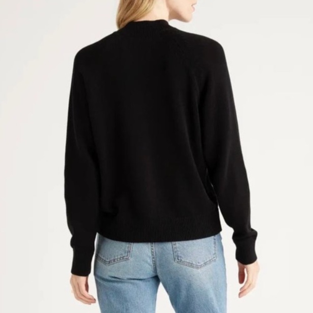 Quince Organic Cotton Mock Neck Sweater - Picture 14 of 14